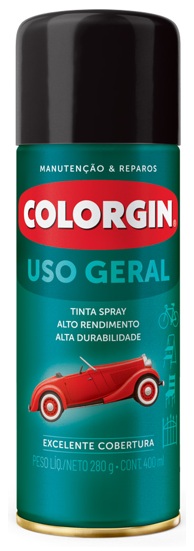 COLORGIN USO GERAL PRETO RAPIDO 200    400ML  SPRAY  -  SHERWIN W.