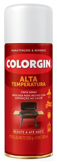 COLORGIN ALTA TEMP 600° BRANCO FC  400ML  SPRAY  -  SHERWIN W.