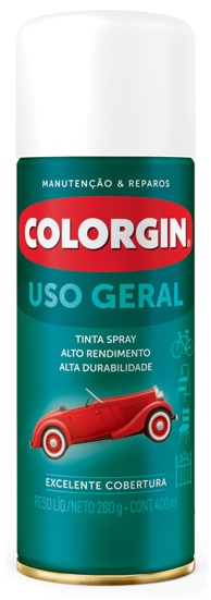 COLORGIN USO GERAL BRANCO FC 401        400ML  SPRAY  -  SHERWIN W.