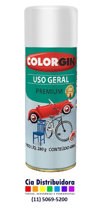 COLORGIN USO GERAL ALUMINIO RODAS 500   400ML  SPRAY  -  SHERWIN W.