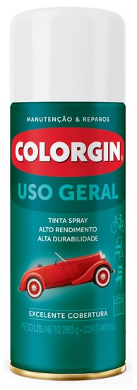 COLORGIN USO GERAL BRANCO 501     400ML  SPRAY  -  SHERWIN W.