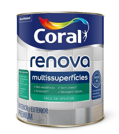 RENOVA  MULTISSUPERFICIES (AZULEJOS) BR BRANCO   0,9L