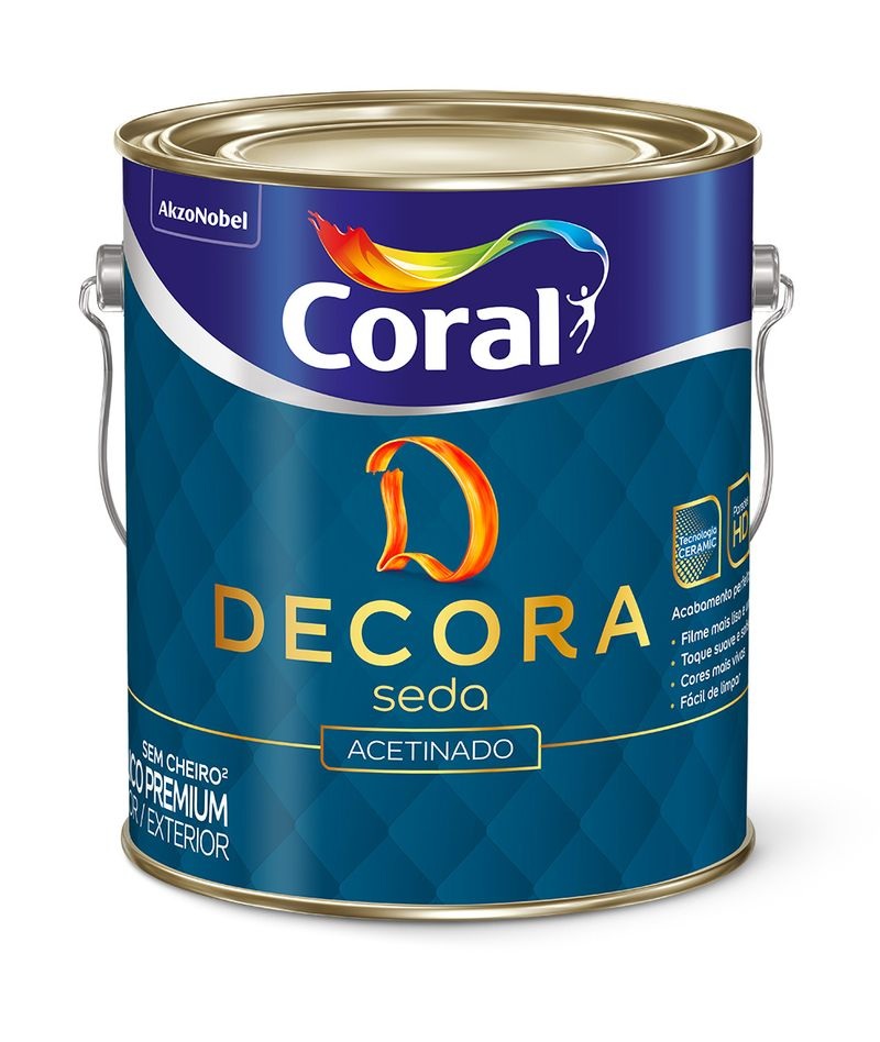 DECORA SEDA  ACET  BASE P   3,2L     NOVA