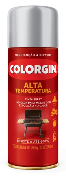 COLORGIN ALTA TEMP. 600ºC ALUMINIO         300ML  SPRAY  -  SHERWIN W.