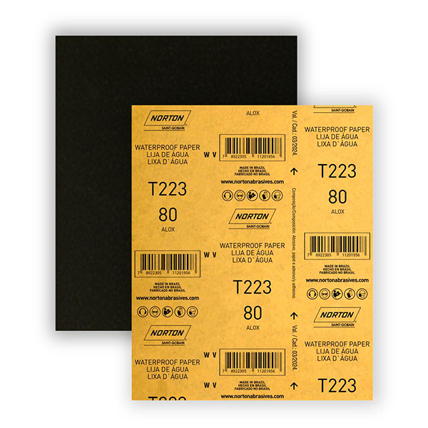 LIXA D AGUA GR. 100 T 223 FOLHA - UND 50/50- NORTON