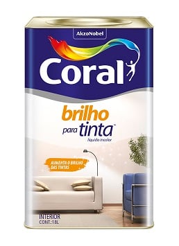 CORAL BRILHO PARA TINTA   18L