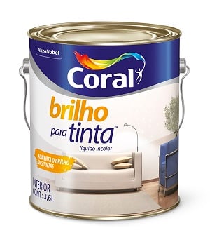CORAL BRILHO PARA TINTA   3,6L