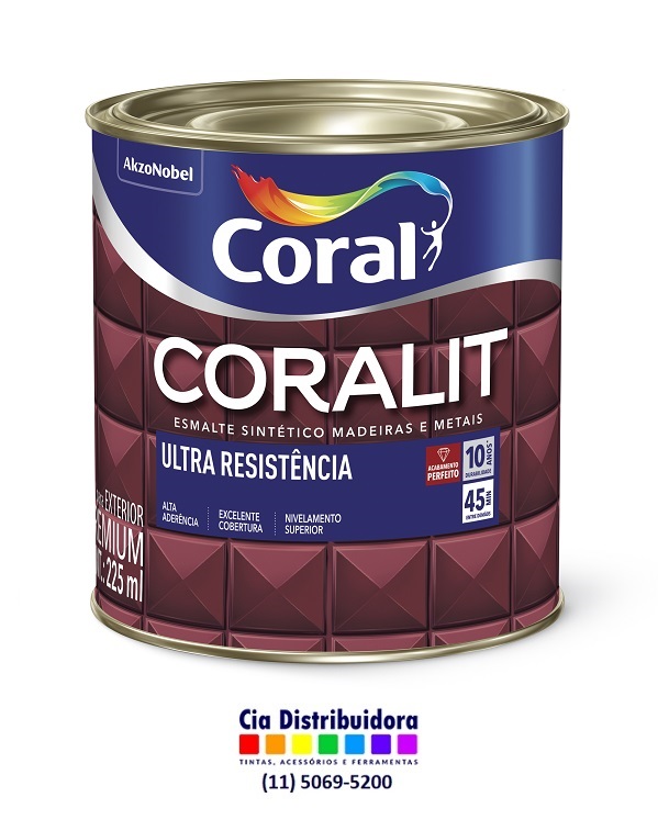 CORALIT ULTRA RESIST  BR  CINZA MEDIO   0,225L
