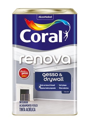 RENOVA GESSO DRYWALL BRANCO   18L