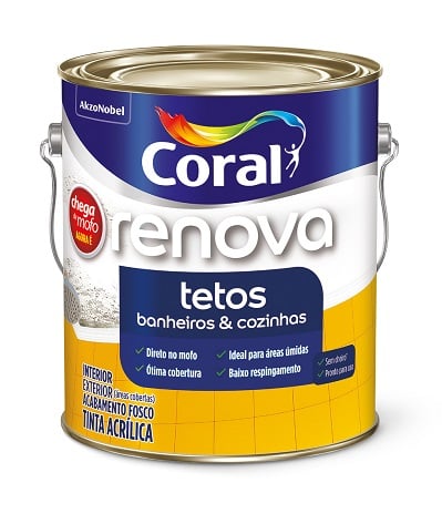 CORAL RENOVA  TETOS BRANCO   3,6L