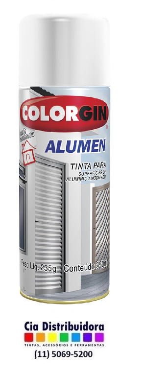 COLORGIN ALUMEN BRANCO     350ML  SPRAY  -  SHERWIN W.