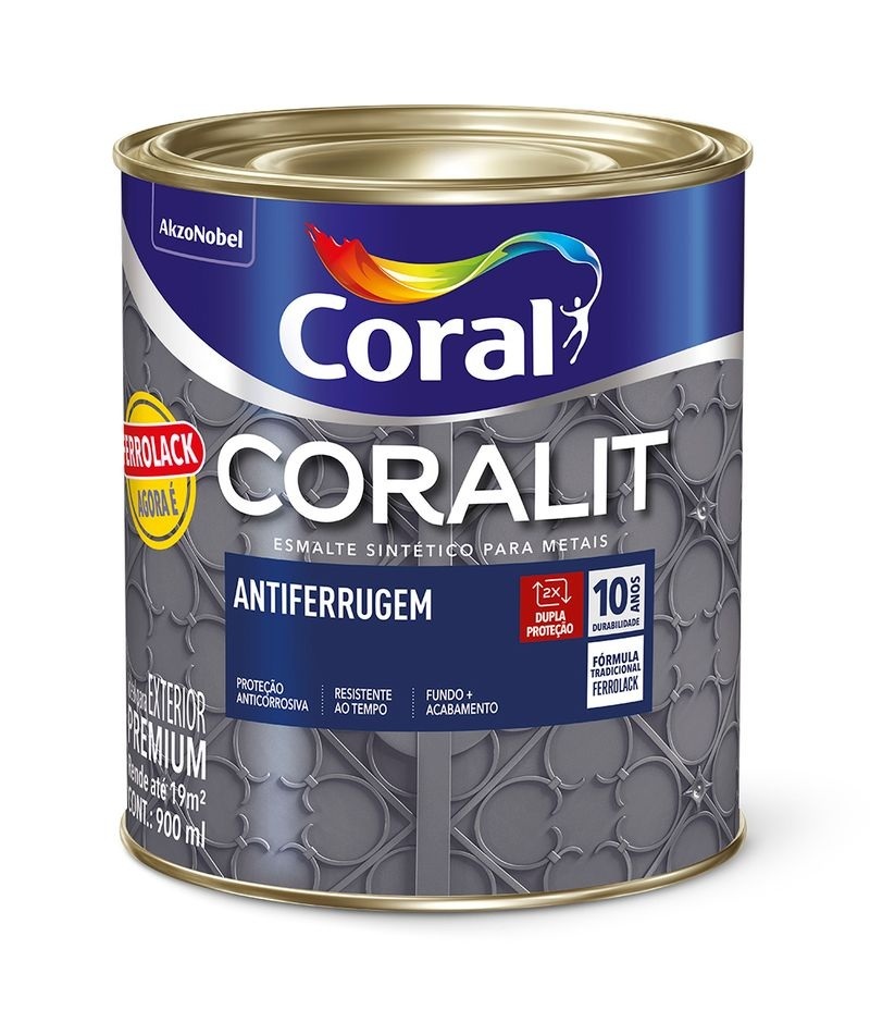 CORALIT   ANTIFERRUGEM AZUL DEL REY   0,9L