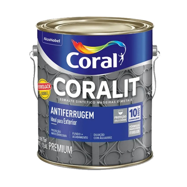 CORALIT ANTIFERRUGEM  AZUL DEL REY   3,6L