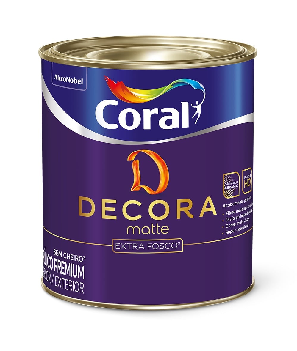 DECORA MATTE EXTRA FO  BASE P   0,8L     NOVA