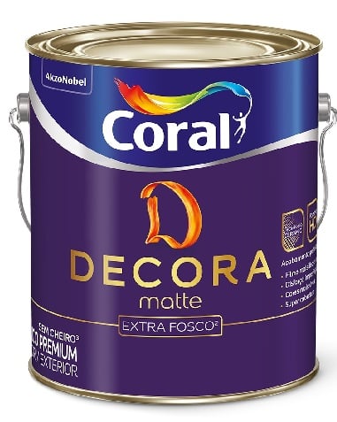 DECORA MATTE EXTRA FO BRANCO   3,6L   NOVA