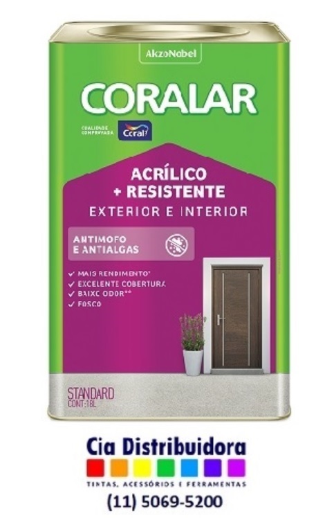 CORALAR ACR + RESISTENTE  PALHA 18L