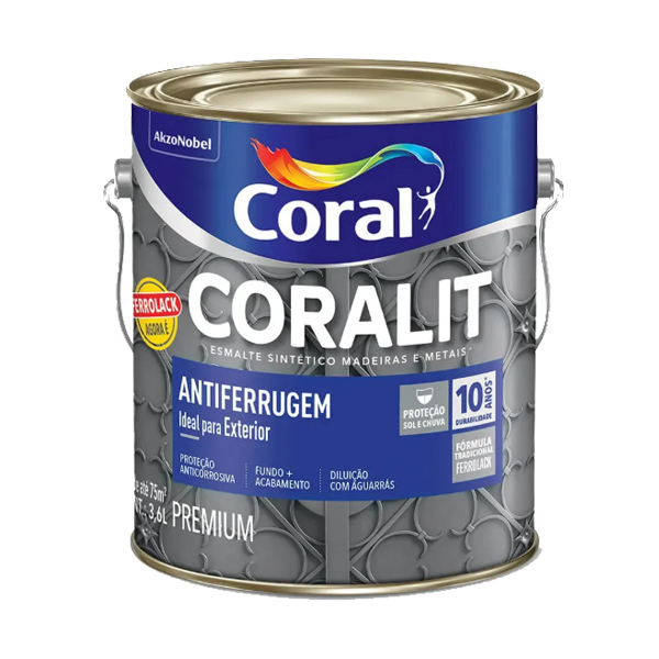 CORALIT   ANTIFERRUGEM TABACO   3,6L