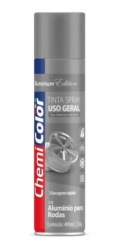 CHEMICOLOR USO GERAL ALUMINIO     400ML  SPRAY  -  BASTON
