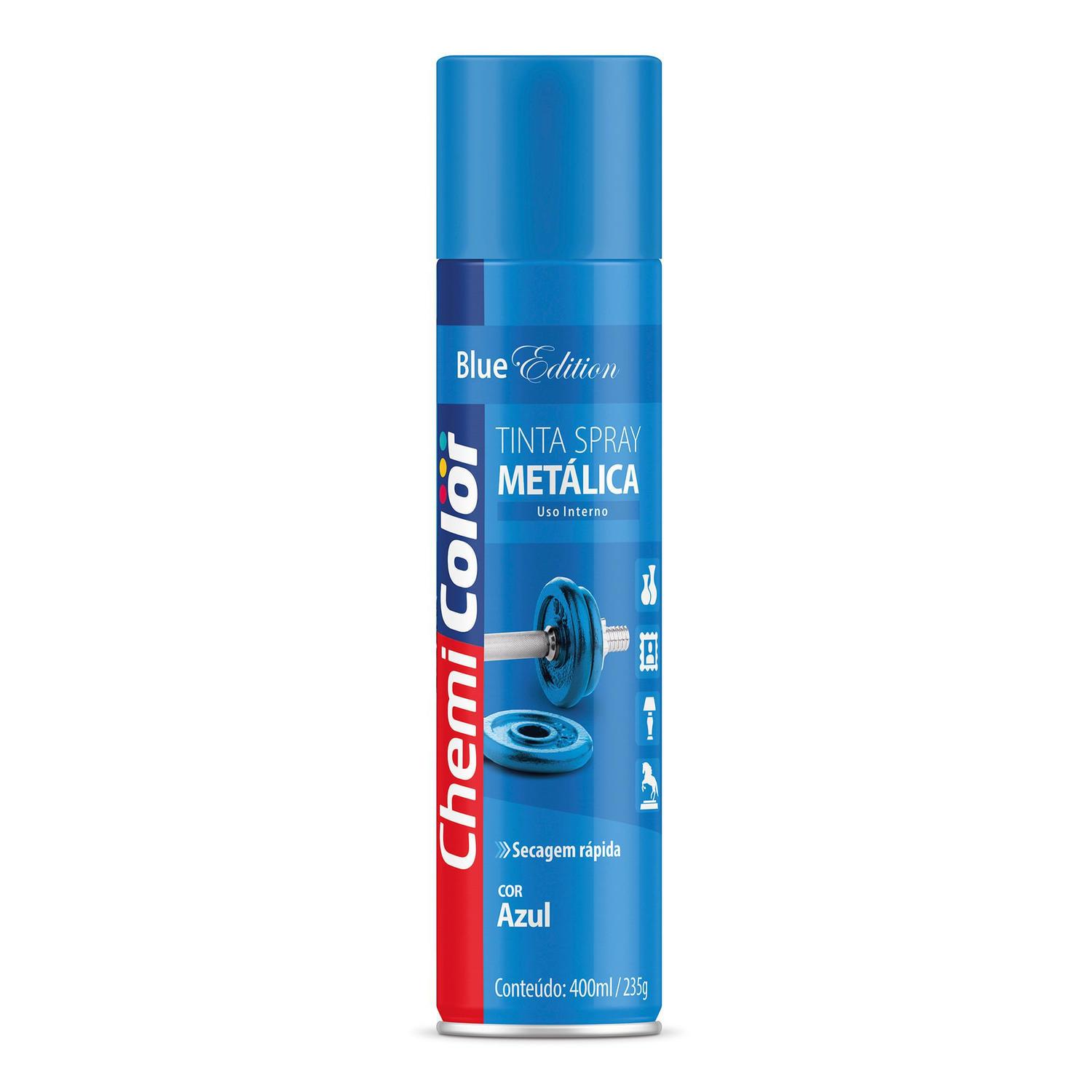 CHEMICOLOR METALICA AZUL     400ML  SPRAY  -  BASTON