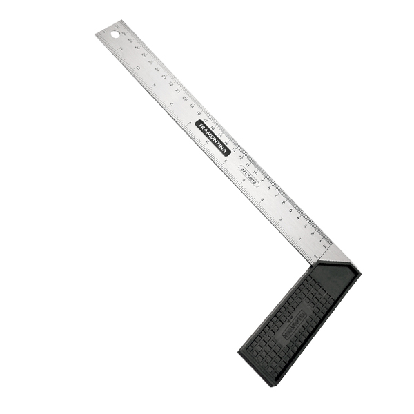 ESQUADRO EM AÇO 25CM TRAMONT