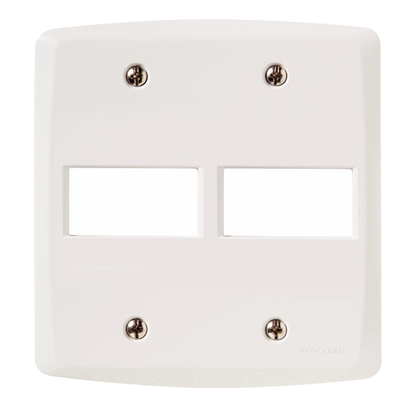PLACA 4X4 2P HORIZ LUX2 BR TRAMONT
