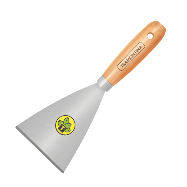 ESPATULA RIGIDA 10CM C/CABO MAD TRAMONT