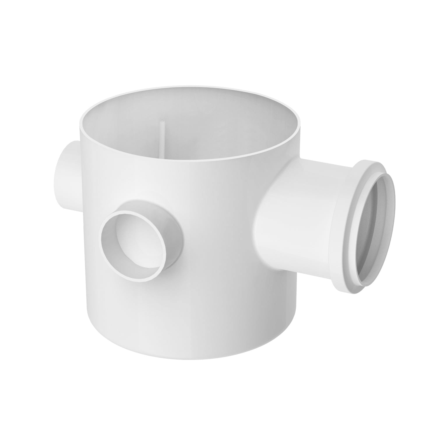 CORPO CAIXA SIFONADA 100X100X50MM N.03 CB - UND 1/6 - TIGRE