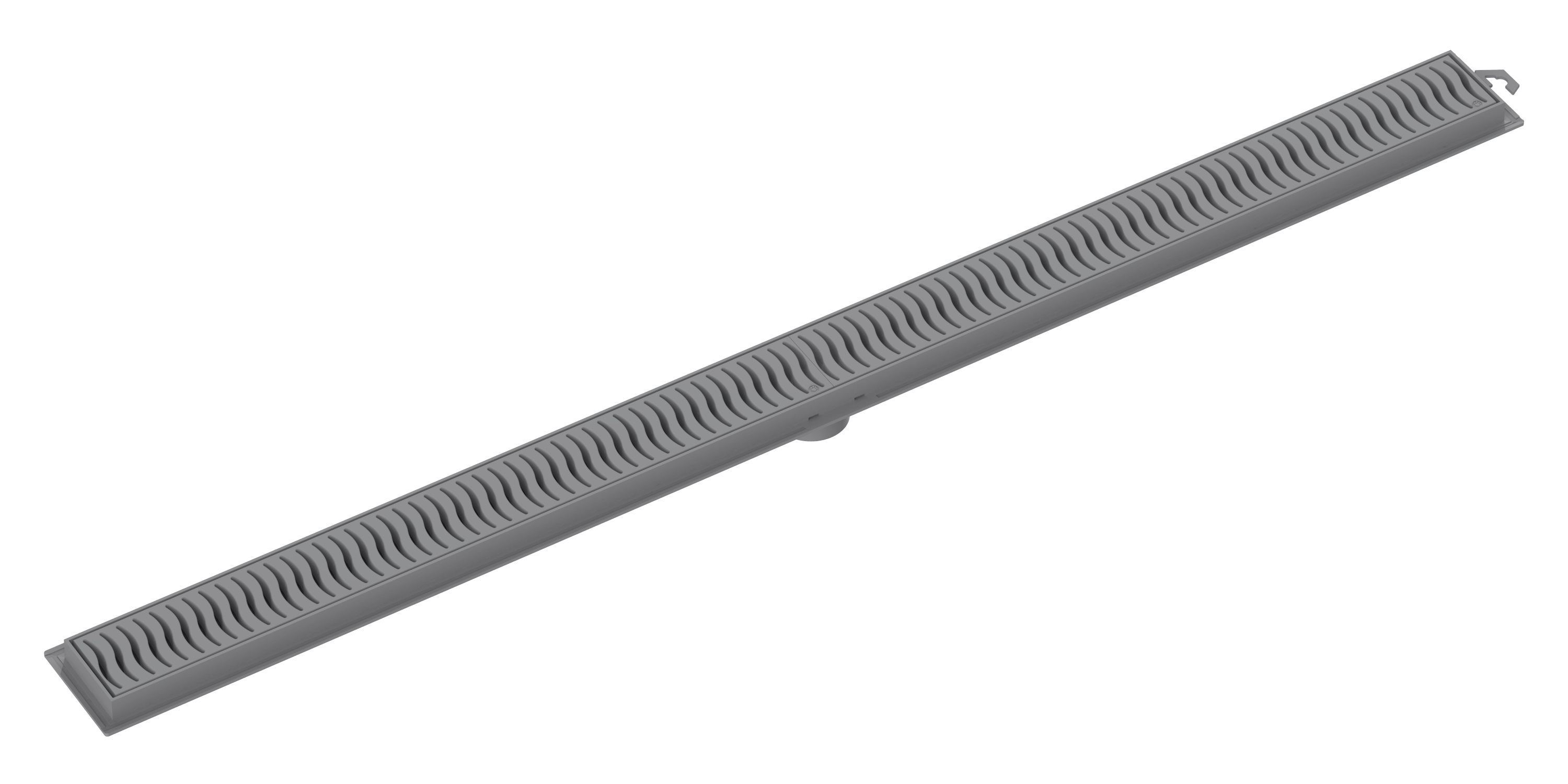 RALO LINEAR 90CM FLAT GRELHA CINZA CB - UND 1/4 - TIGRE
