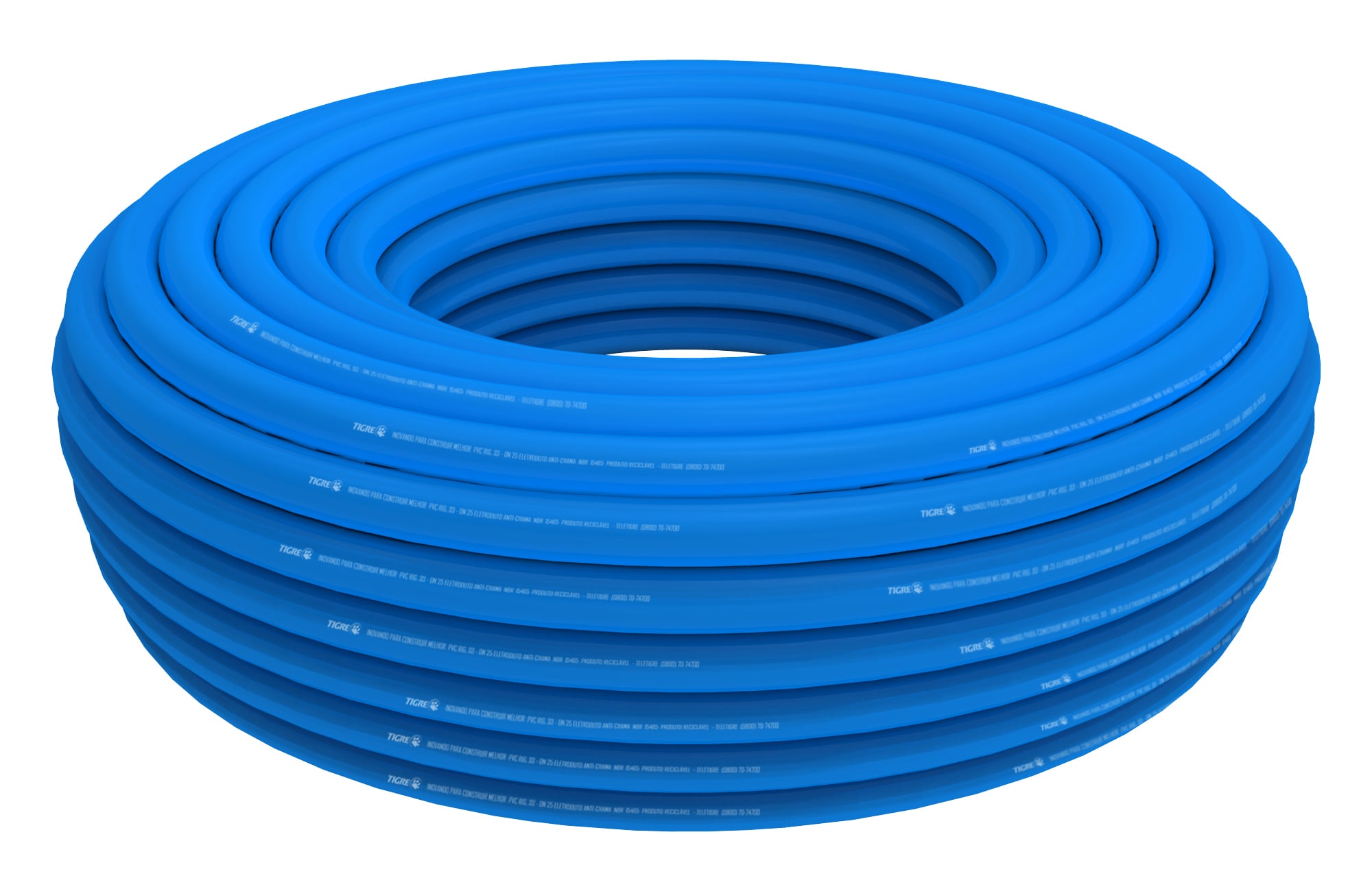 TUBO PE 80 RAMAL PREDIAL AZUL 50M 20X2,3MM - UND 1/1 - TIGRE