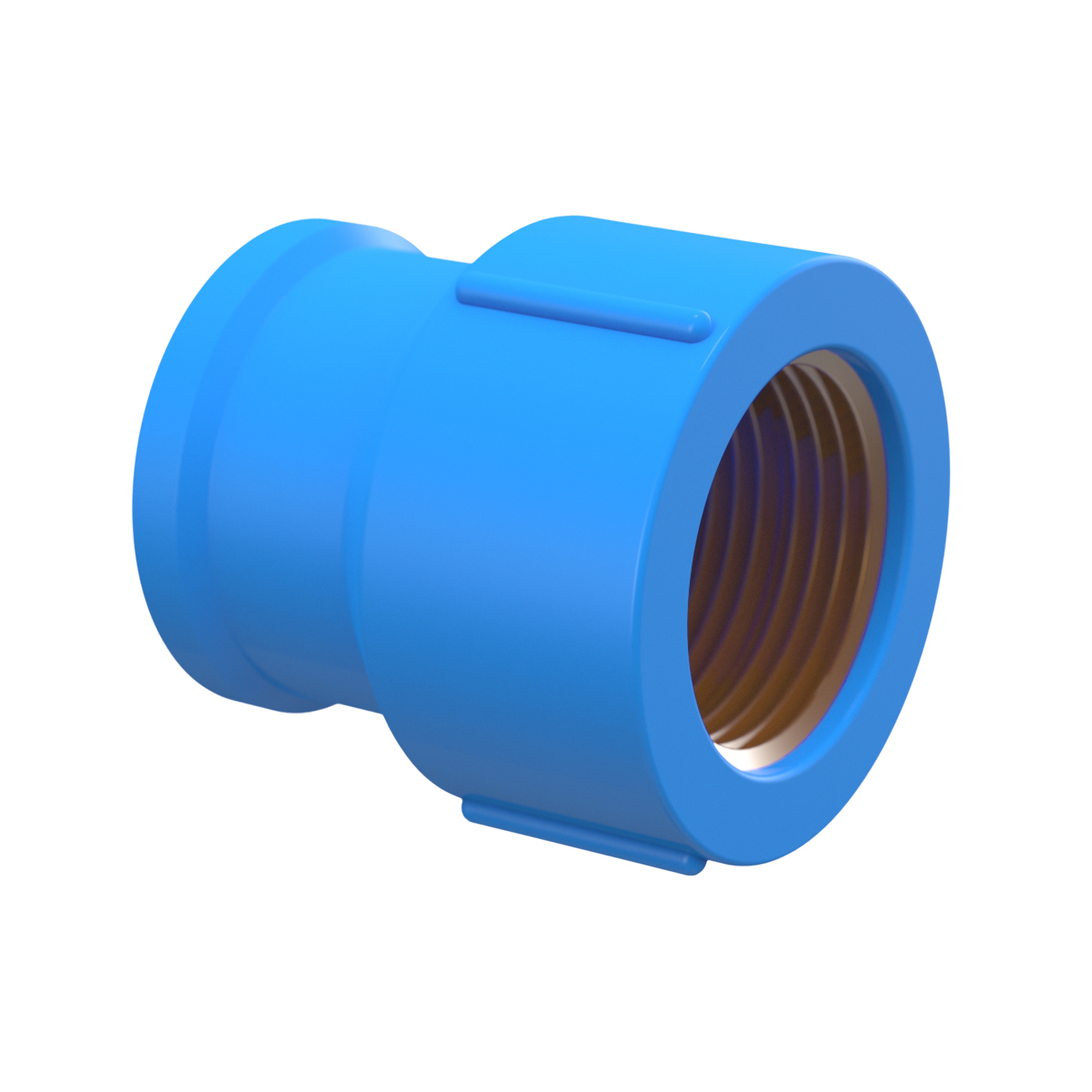 LUVA SOLDAVEL AZUL 25MMX 1/2