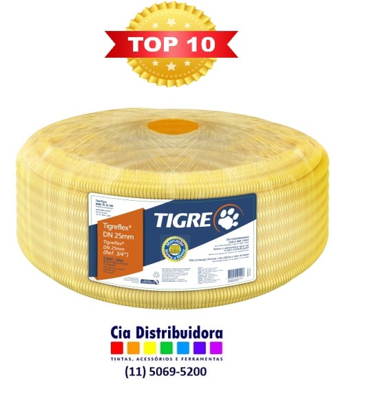 ELETR CORRUGADO (CONDUITE) AMARELO 25MM 50M 3/4