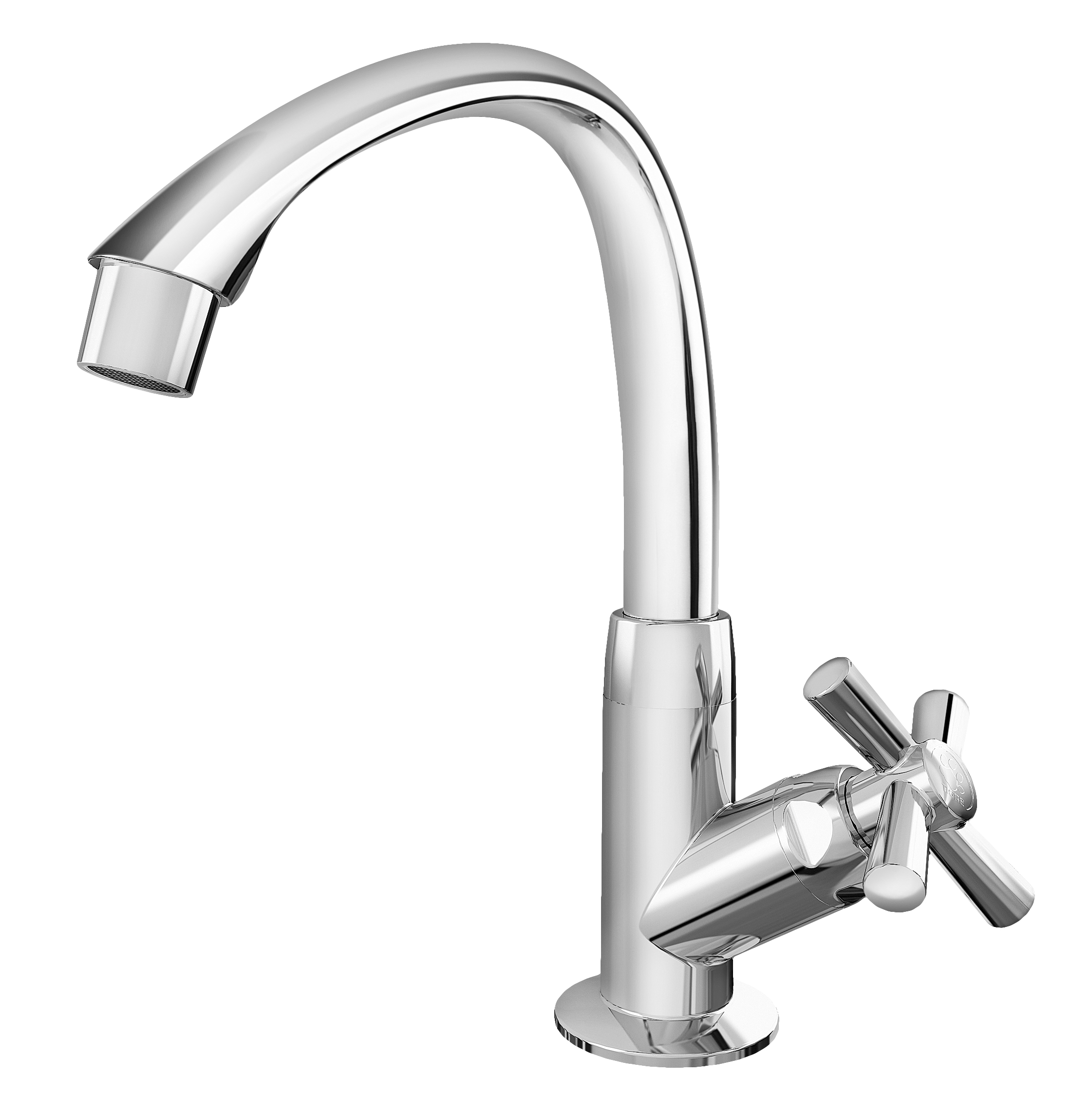 TORNEIRA ABS LAV MESA ALTA MOVEL CROSS CROMO 1/2