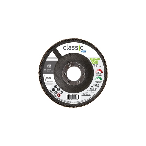 LIXA FLD FDTF 115X22.23 R201 P60 BASIC - NORTON