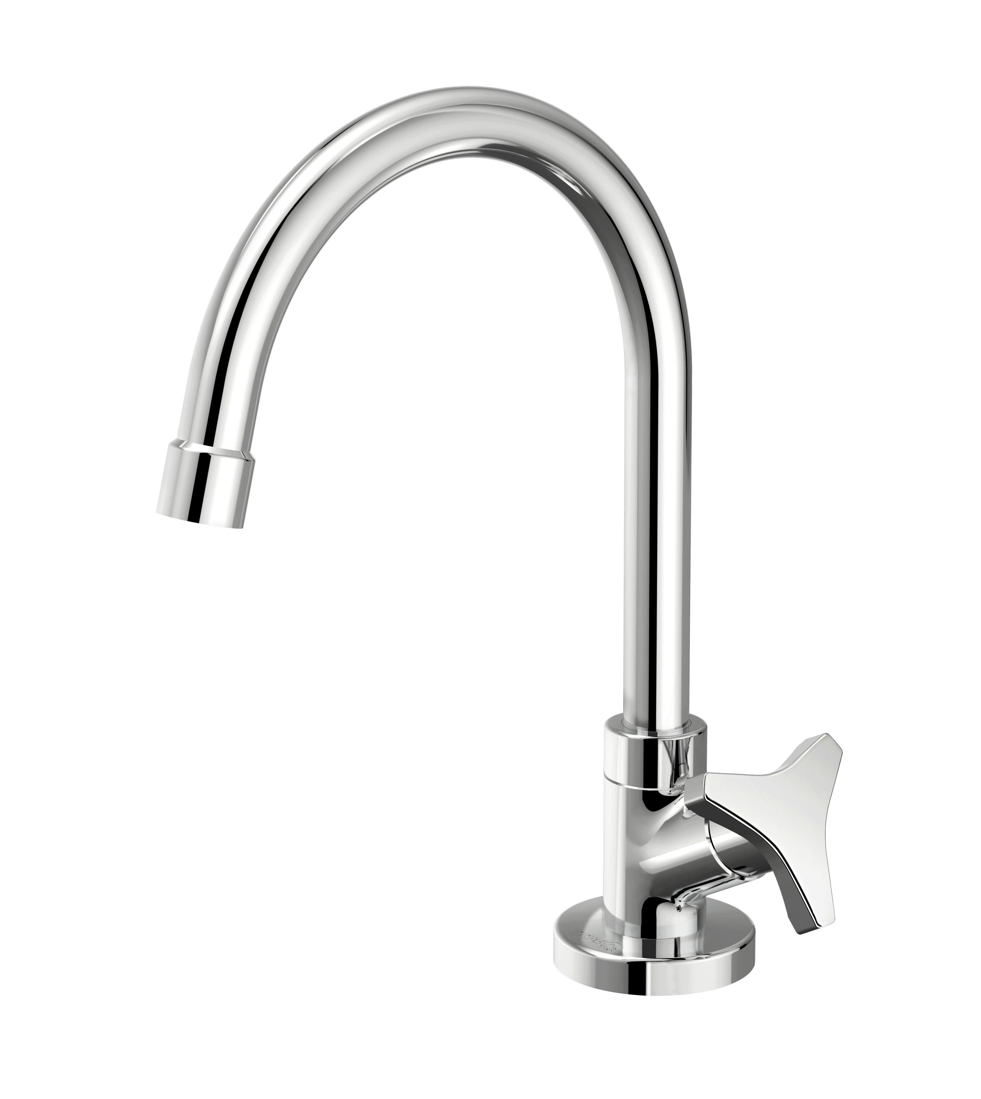 TORNEIRA LAVAT BANCA TUBO NOVA GYRO CR D - UND 1/4 - FABRIMAR