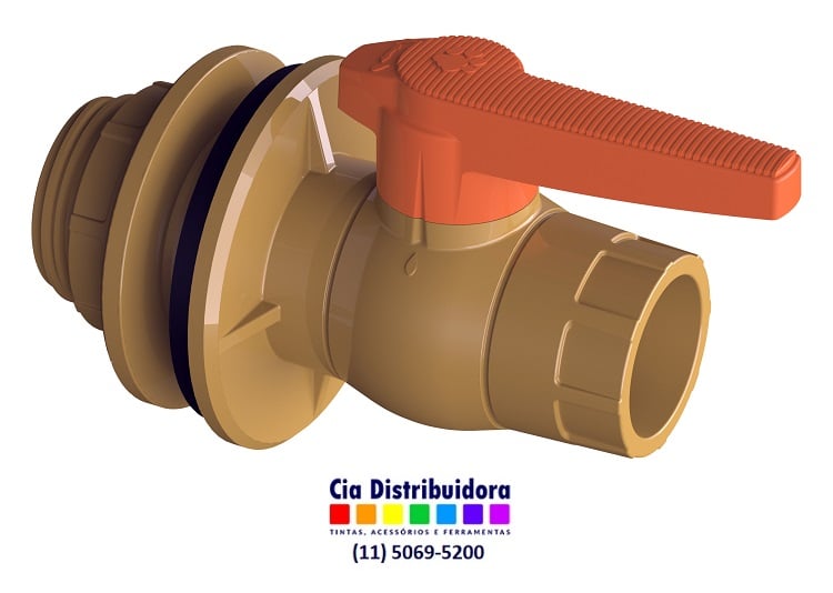 ADAPTADOR CAIXA DAGUA C/REGISTRO DN32 CB - UND 1/6 - TIGRE