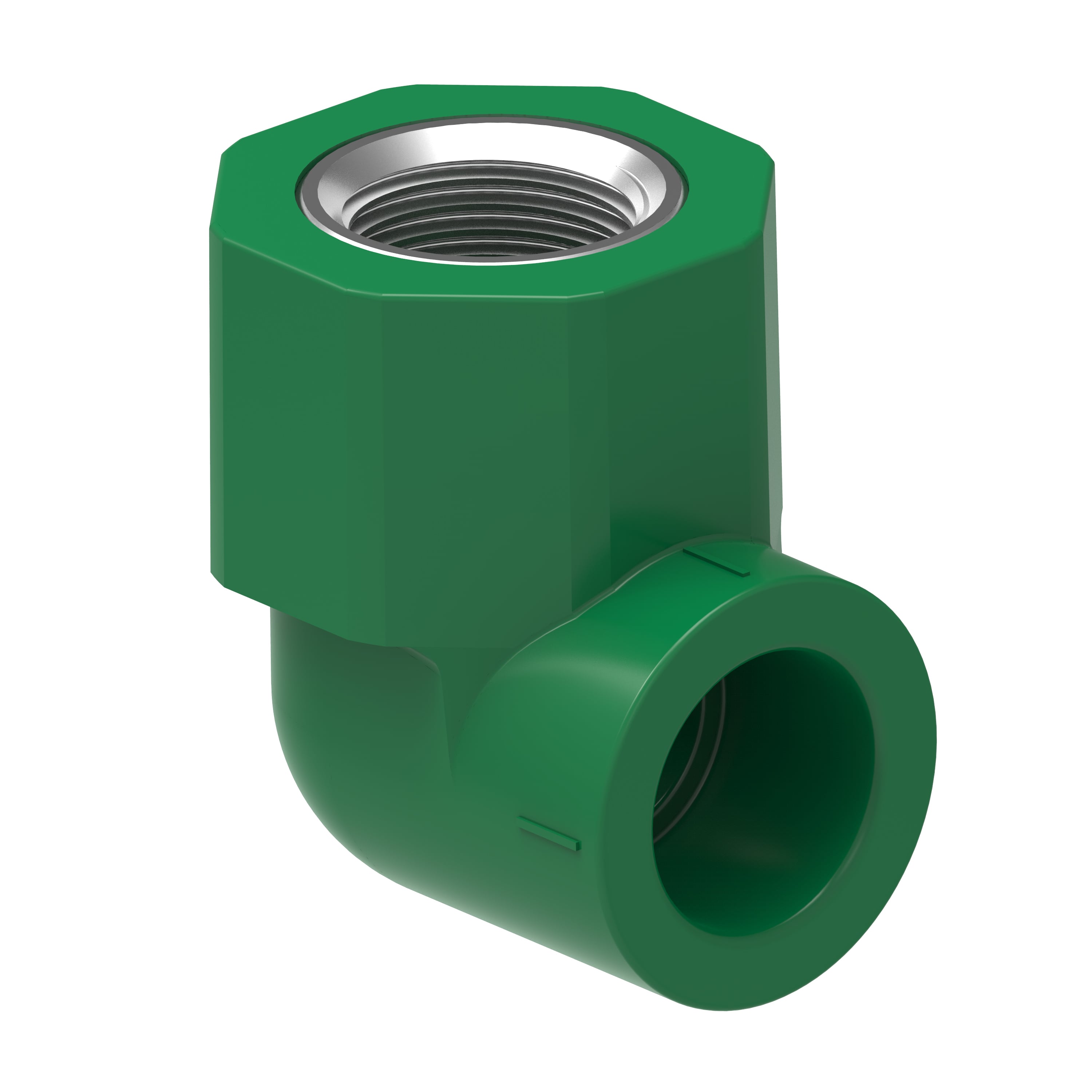 JOELHO COM ROSCA FEMEA PPR 25X1/2 CB - UND 1/10 - TIGRE