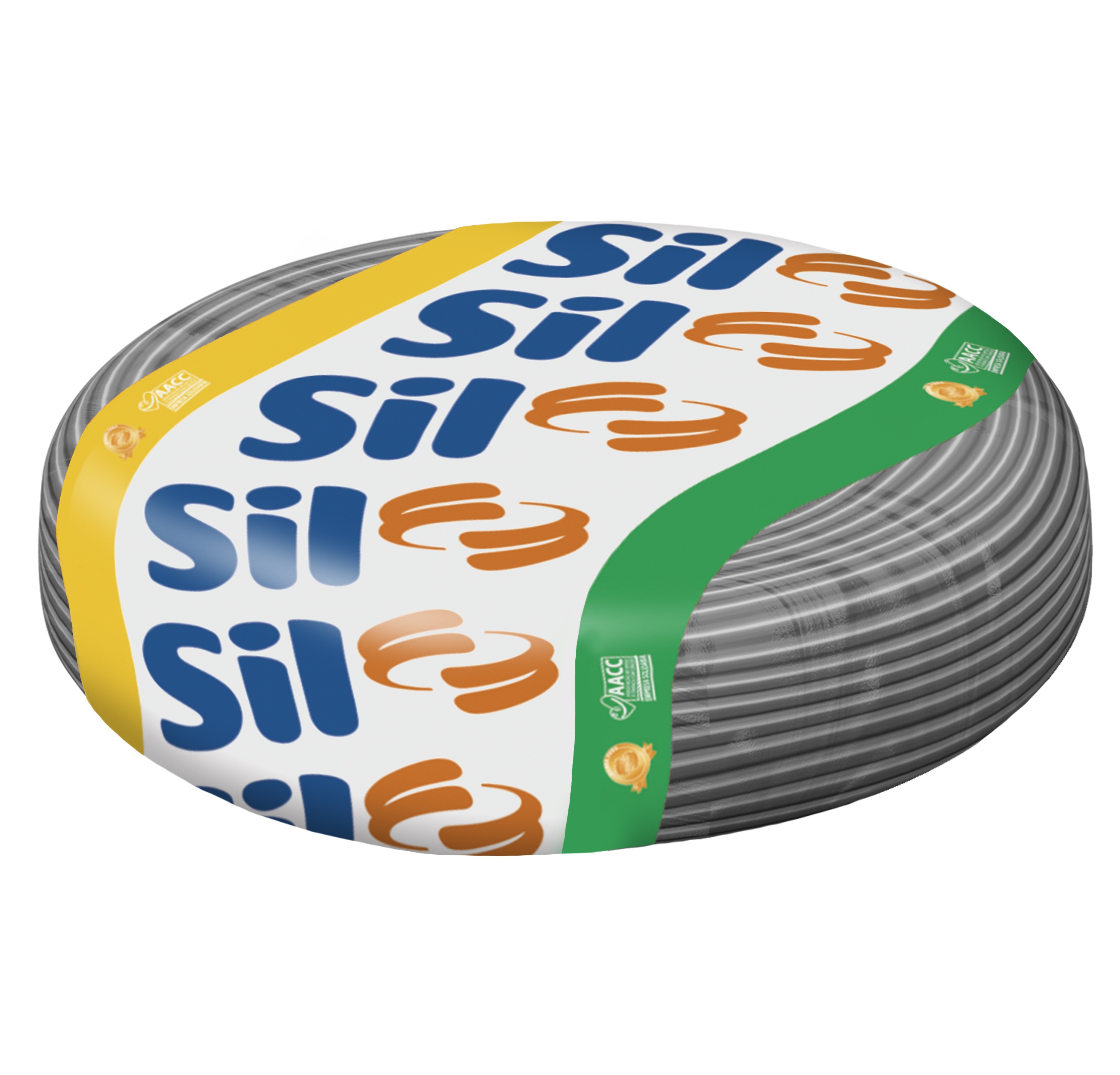 FIO CABO FLEXIVEL 750V 6,00 MM CINZA ROLO 100 M - SIL