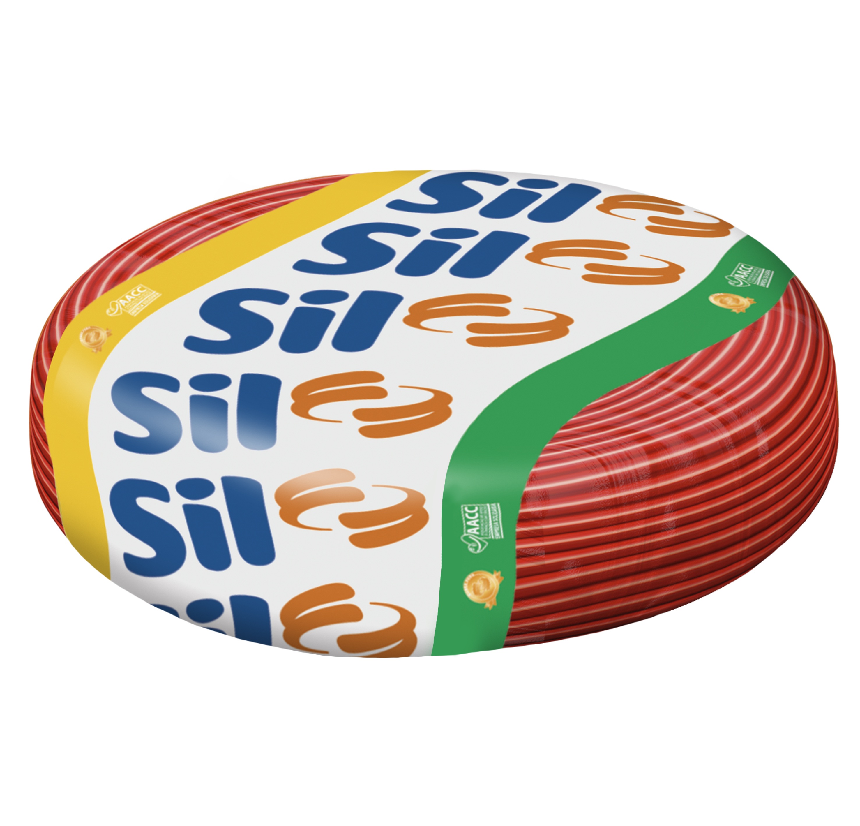 FIO CABO FLEXIVEL 750V 10,00 MM VERMELHO ROLO 100 M - SIL