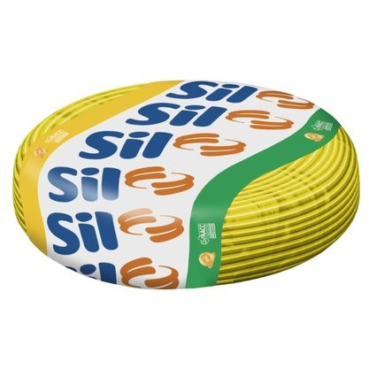 FIO CABO FLEXIVEL 750V 16,00 MM AMARELO ROLO 100 M - SIL