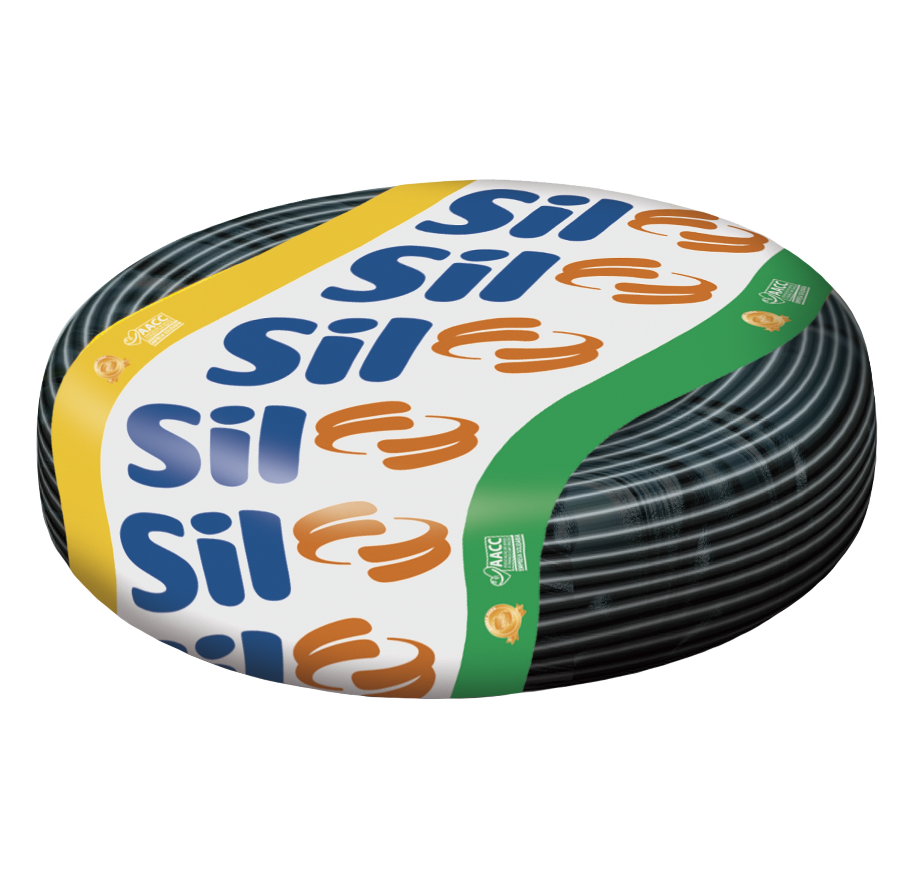 FIO CABO FLEXIVEL PP 500V 5 X 6,00 MM PRETO ROLO 100 M - SIL