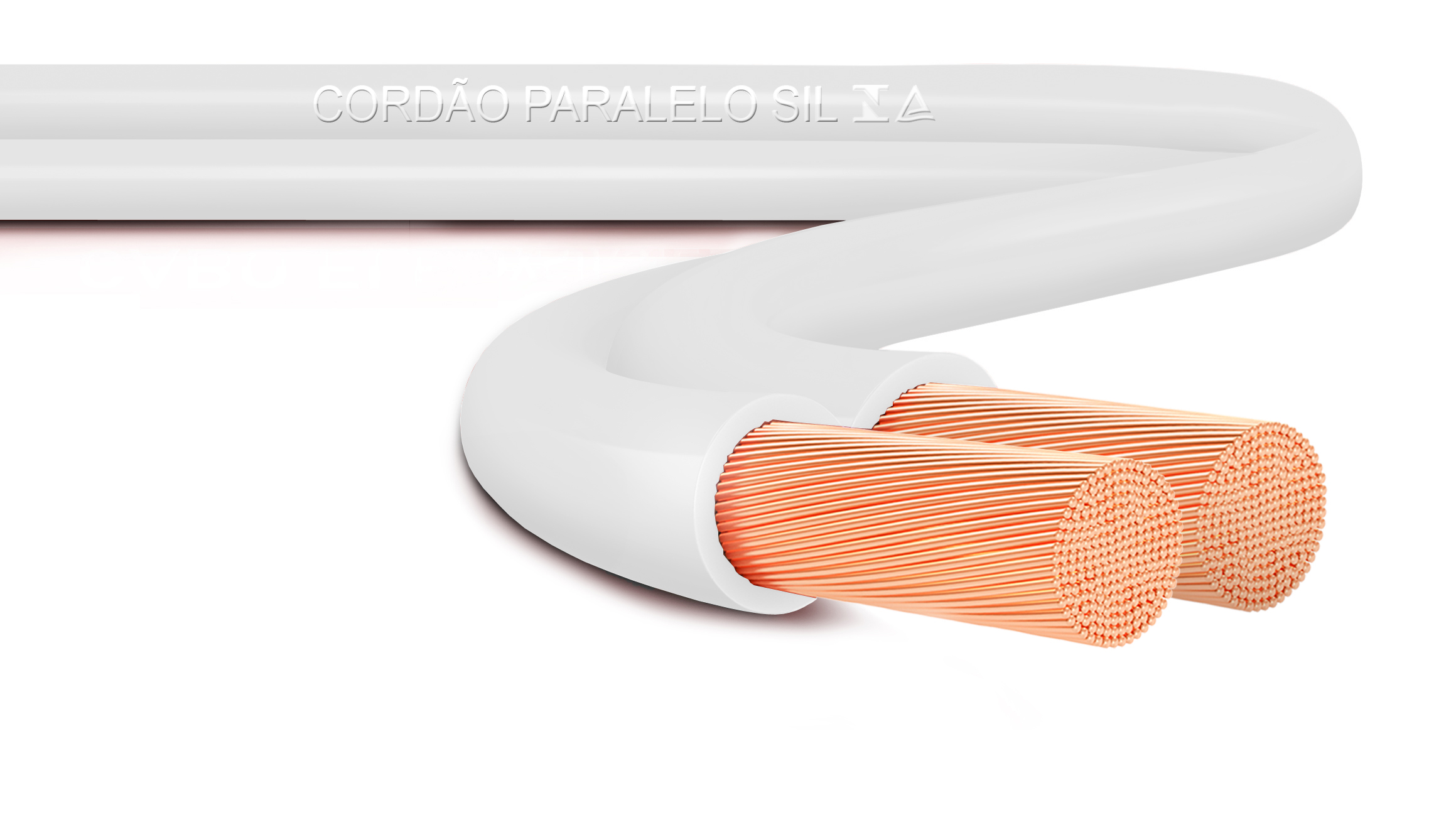 FIO CABO FLEXIVEL PARALELO  300V 4,00 MM BRANCO 100 M - SIL