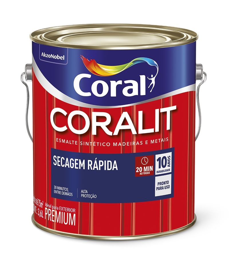 CORALIT SEC RAPIDA BR PLATINA / PRATA    3,0L
