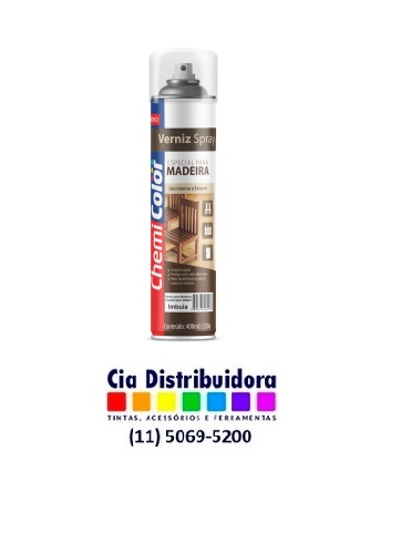 CHEMICOLOR VERNIZ P/MADEIRA IMBUIA BR   400ML  SPRAY  -  BASTON