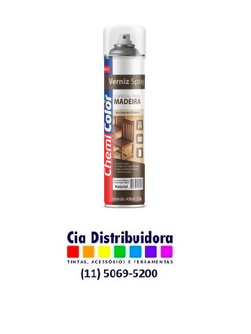 CHEMICOLOR VERNIZ P/MADEIRA NATURAL BR   400ML  SPRAY  -  BASTON