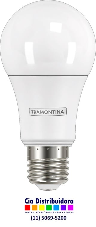 LAMPADA LED BULBO 9W 6500K - TRAMONTINA