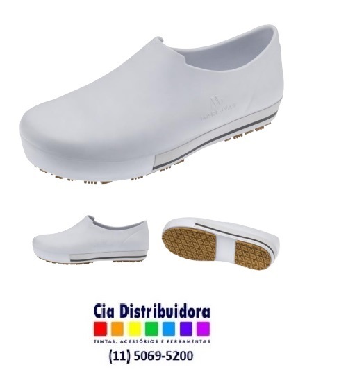 SAPATO FLEX CLEAN 103 BRANCA TAM. 42     -  MARLUVAS