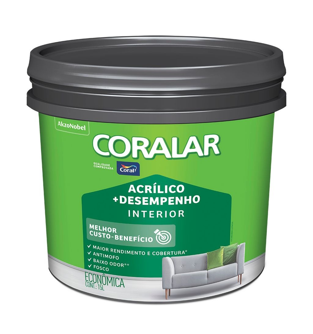 CORALAR ACR + DESEMPENHO BRANCO 15L   BALDE PLAST