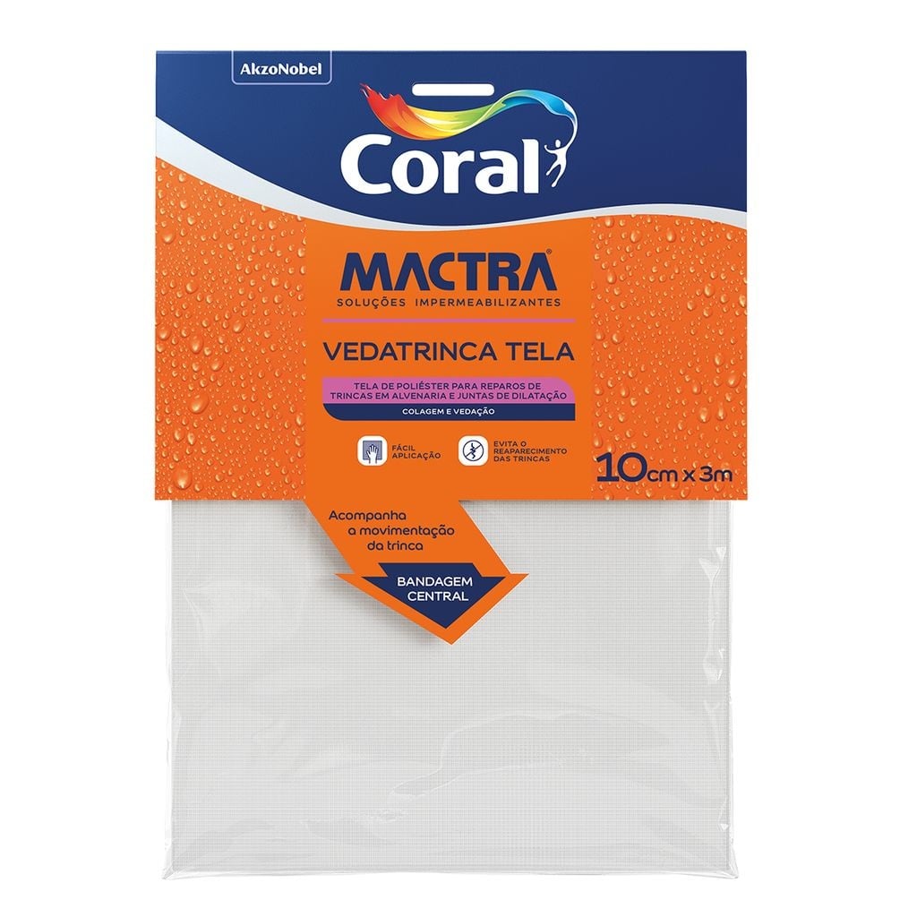 TELA VEDATRINCA 0,10 X 3 M   PC  - MACTRA