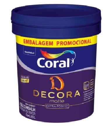 DECORA MATTE EXTRA FO BRANCO   20L   NOVA