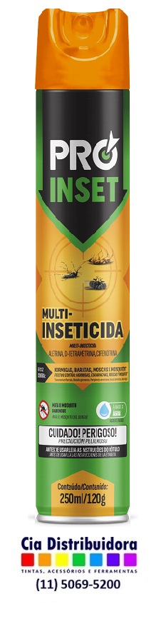 MULTI-INSETICIDA SPRAY PROINSET     250ML   SPRAY  -  BASTON